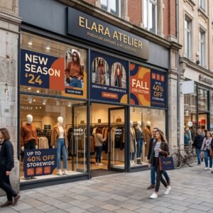 Retail Store Promotional Window Graphics
