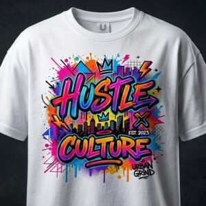 Hustle Culture Graffiti Streetwear T-Shirt