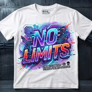 No Limits Cyberpunk Streetwear T-Shirt