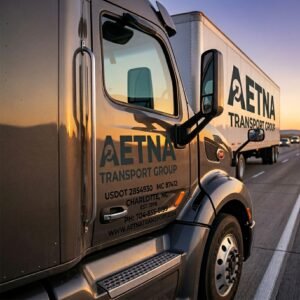 Fleet Truck Branding Lettering Decal for Commercial Vehicles & Logistics Companies